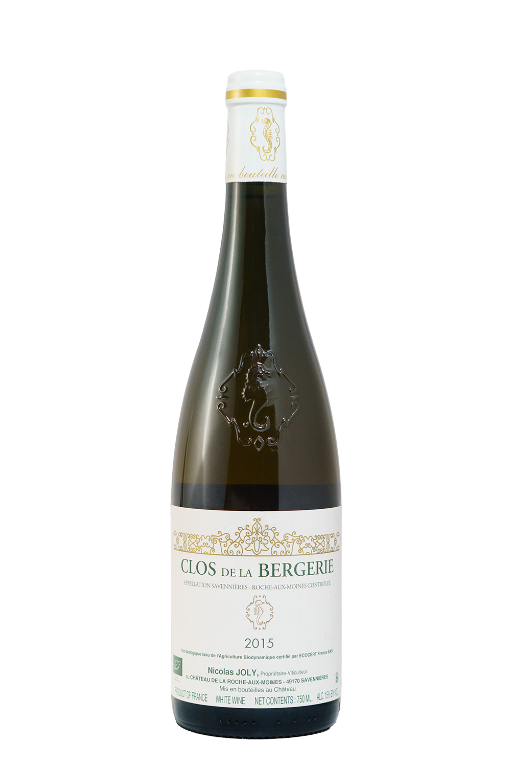 Nicolas Joly Clos de la Bergerie 2015