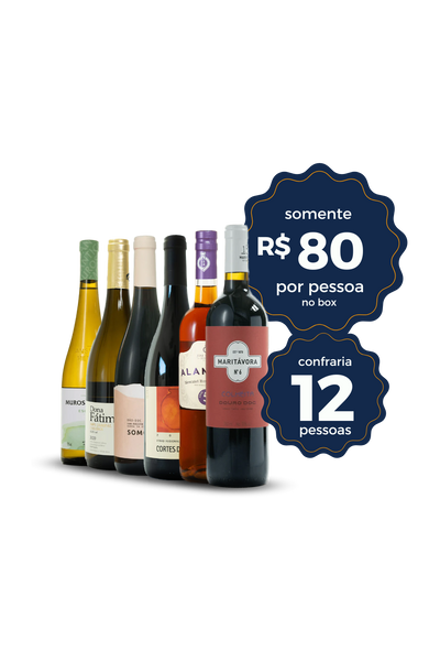 Box Confraria - 6 vinhos