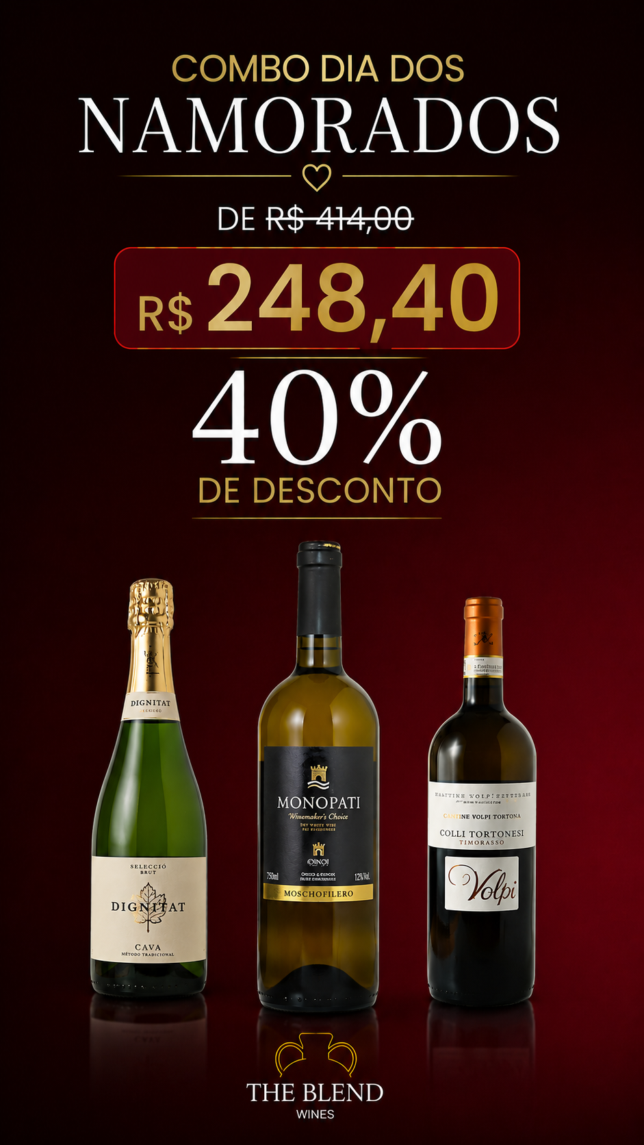 Combo Dia dos Namorados The Blend – Dignitat, Timorasso & Monopati
