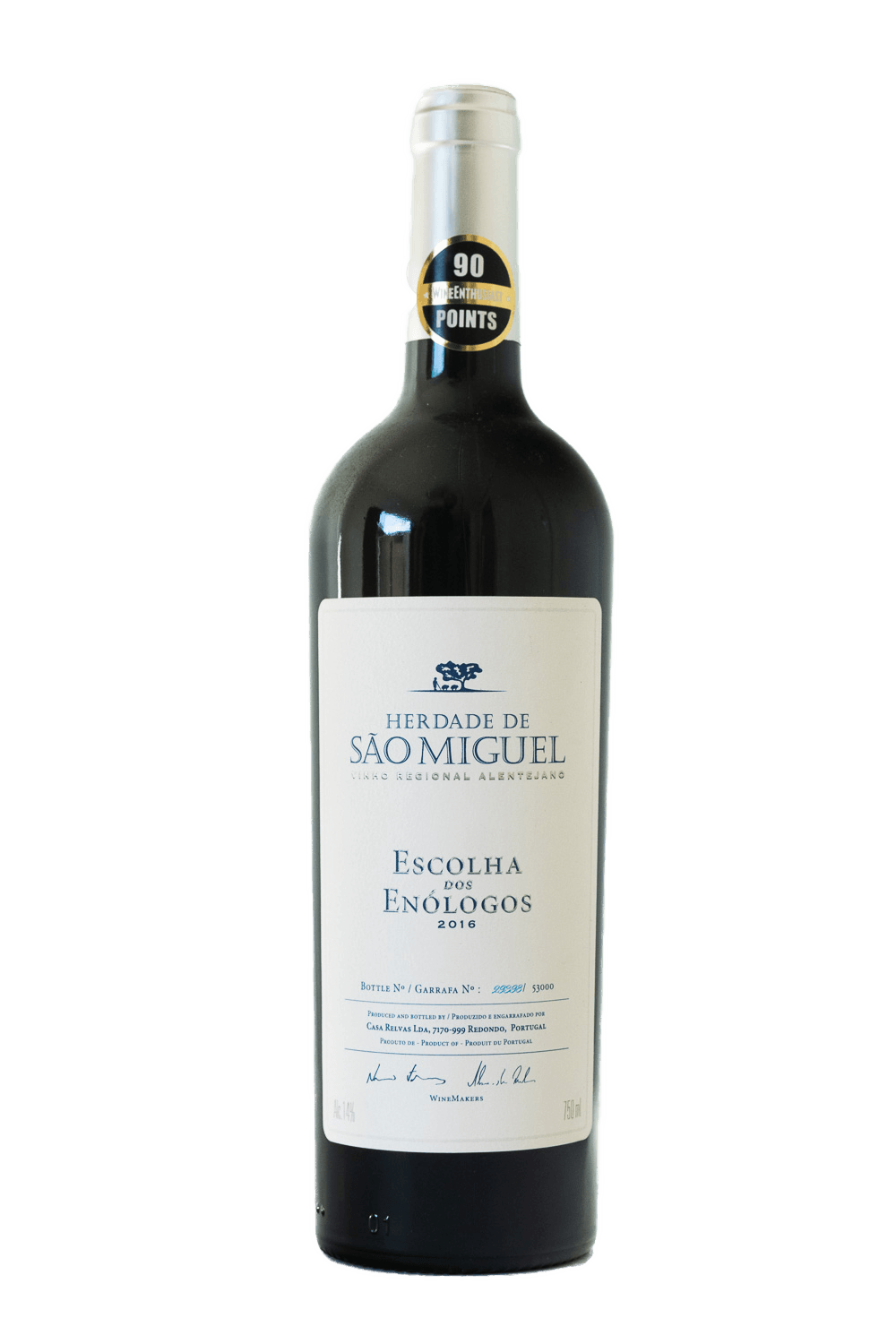 Casa Relvas - Herdade de São Miguel - Escolha dos Enólogos 2016 - The Blend Wines